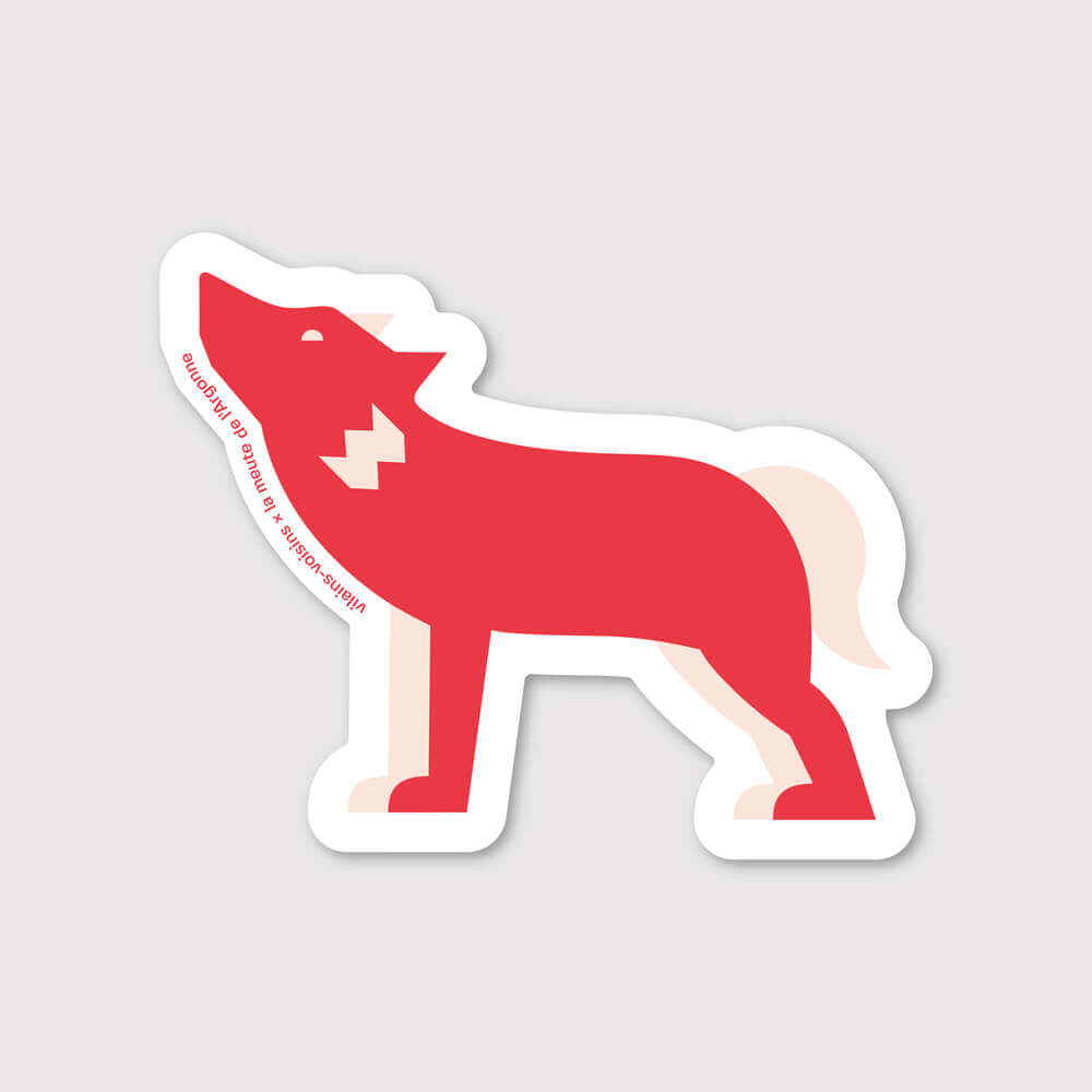 Autocollants détachés représentant des éléments emblématiques des Ardennes : boudin blanc, chevalier, marionnette, galette au sucre, loup d'Argonne, Arthur Rimbaud, salade au lard, sanglier et vélo voie verte.